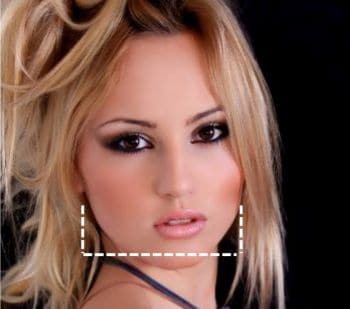 Лицо квадратной формы