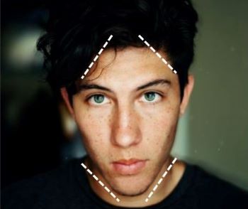 Лицо ромбовидной формы