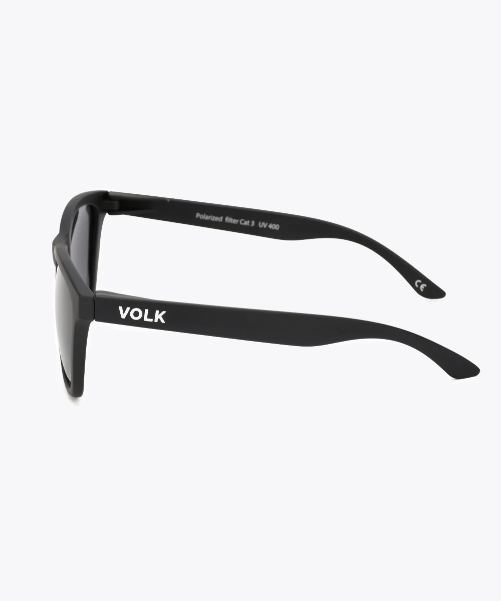 VOLK TAIGA CLASSIC MATTE, поляризационные солнцезащитные очки, деталь линзы и оправы